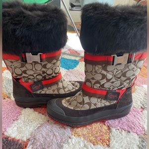 Coach snow boots